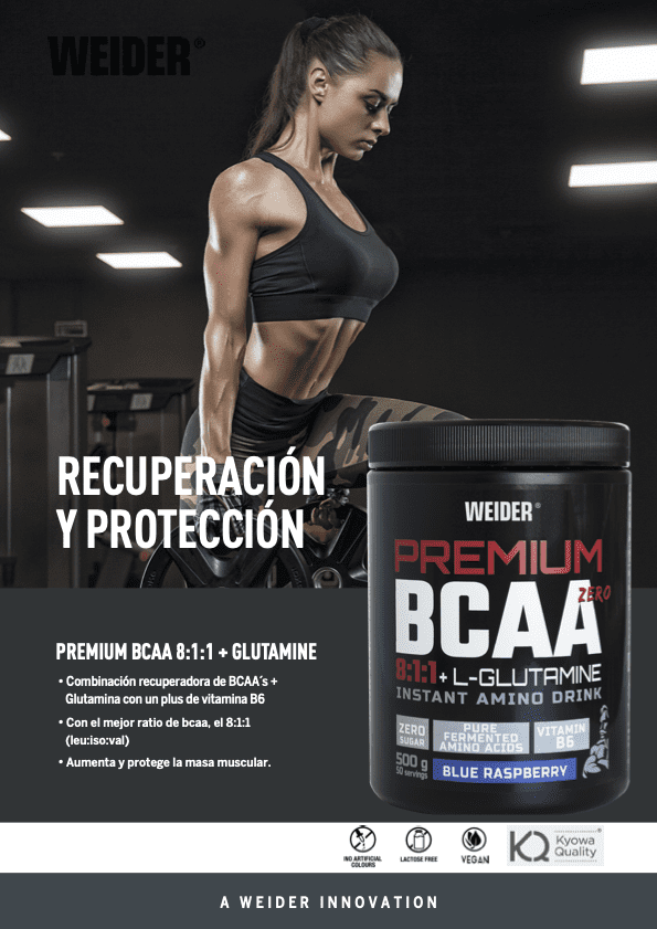 PREMIUM BCAA 8:1:1+GLUTAMINA (WEIDER) - Imagen 3