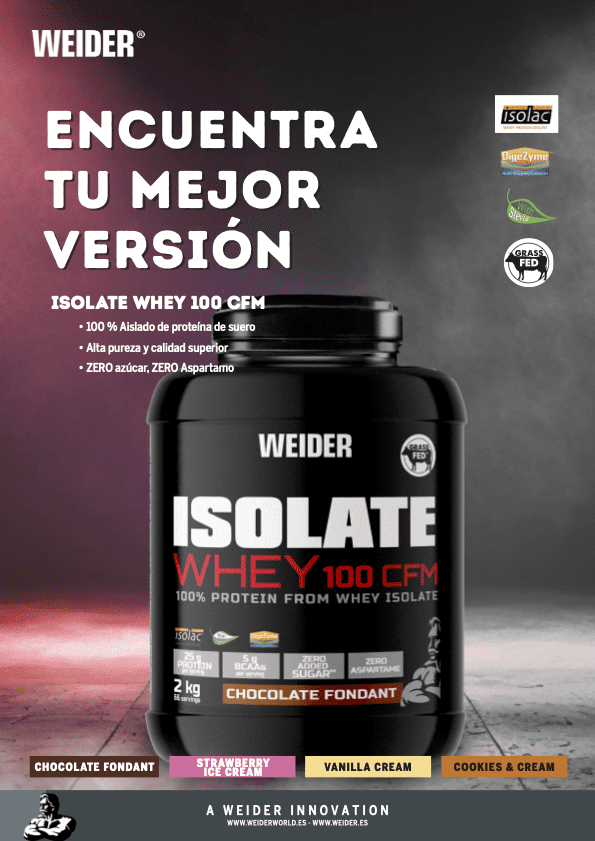 ISOLATE WHEY 100 CFM (WEIDER) - Imagen 5